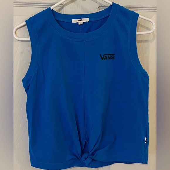 Vans Muscle Tie Front Tank Top XS - Picture 1 of 8